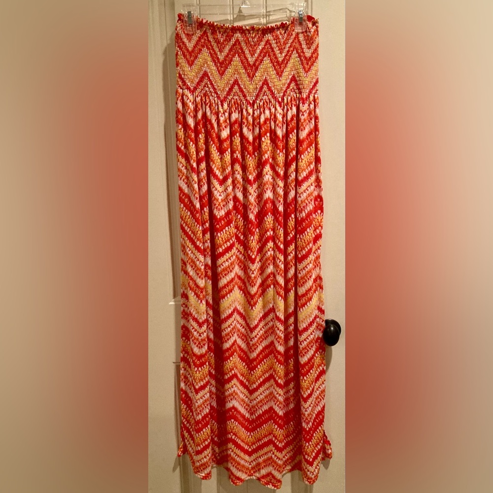 Faded Glory Strapless Maxi Dress